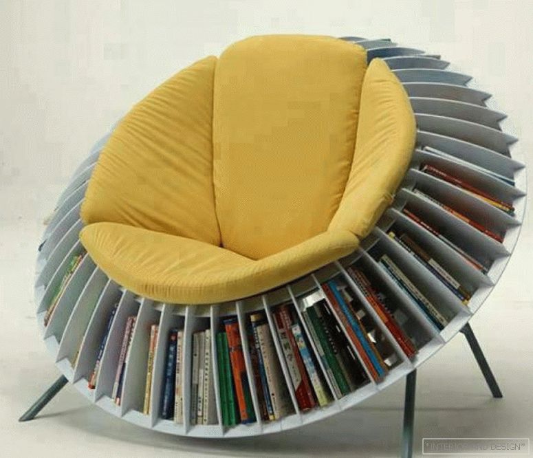 Armchair library for living room 1