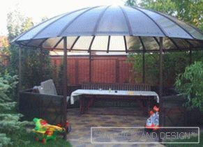 Differences gazebos from polycarbonate