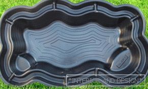 Plastic mold for pond