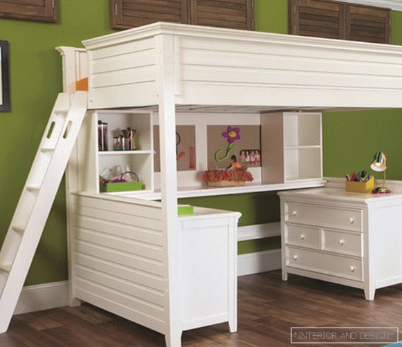 Bunk bed with desk - 6