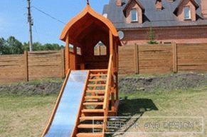 Slide for children with their own hands