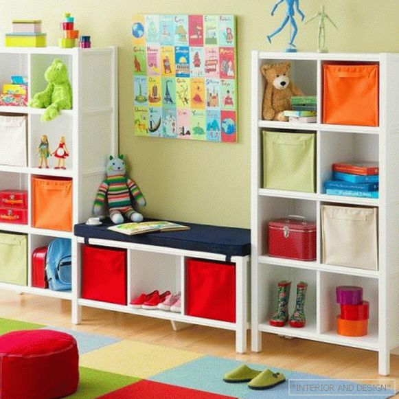 Photo of a children's room for a boy 3-5 years