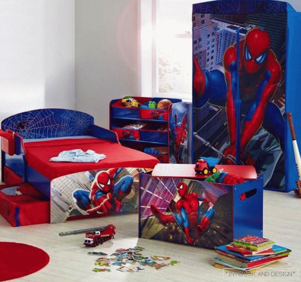 Photo of a children's room for a boy of 10-12 years old