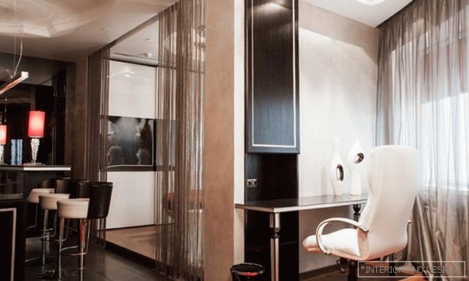 design of one-room apartment in Khrushchev 3
