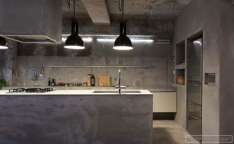 Concrete in kitchen 2