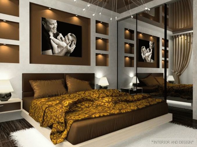 Bedroom design in the apartment 4