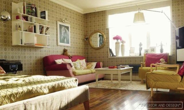 Photo design studio apartment in the style of Provence