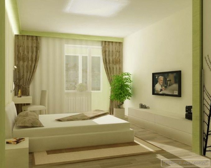 How to furnish a small bedroom - photo 6