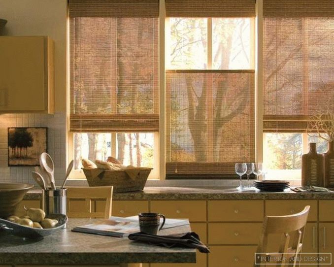 Blinds in the interior of the kitchen - photo 1