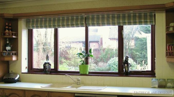 Blinds in the interior of the kitchen - photo 2