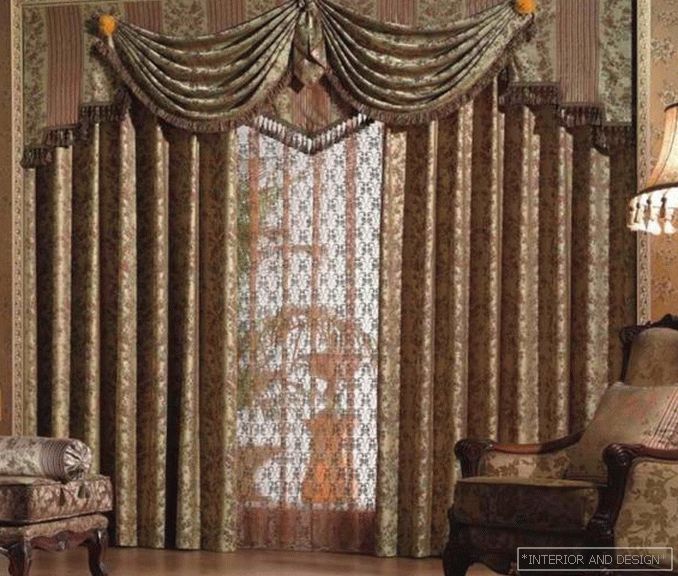 Design solutions - curtains for the living room and hall