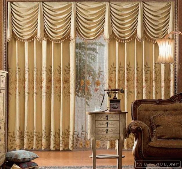 French curtain design style фото 3