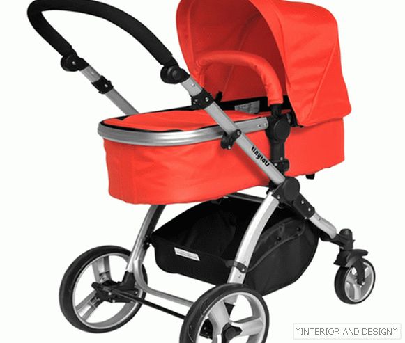 Stroller for a newborn (classic) - 2