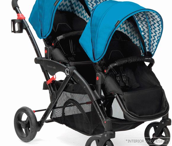 Stroller for two newborns - 1