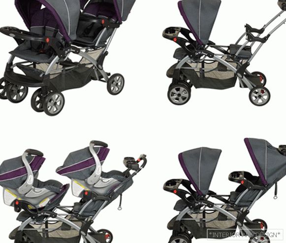 Stroller for two newborns - 2