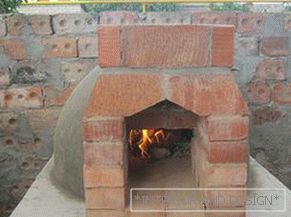 Brick stove hearth