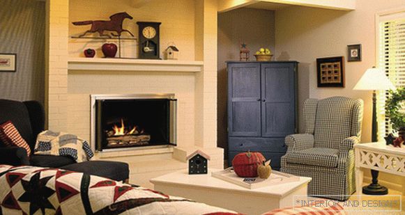 Furniture for the living room (fireplace) - 5
