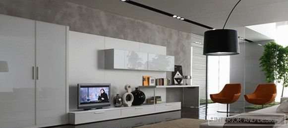 Furniture for the living room in modern style (high-tech) - 4