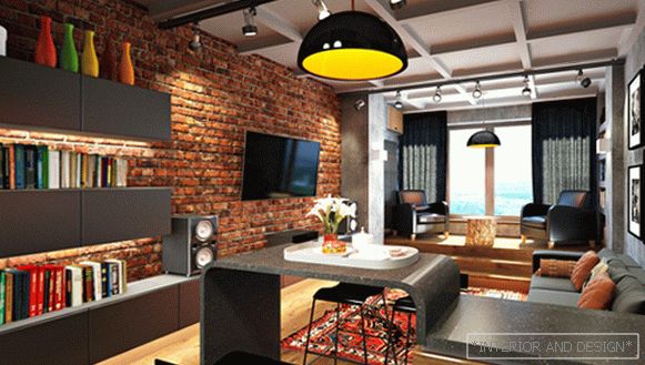 Modern style living room furniture (loft) - 5