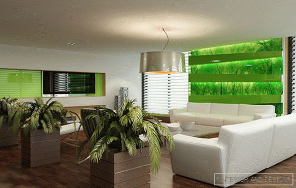 Furniture for the living room in modern style (ecostyle) - 2