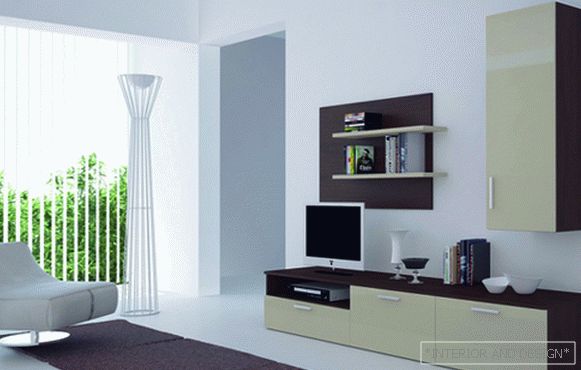 Furniture for the living room in a modern style (minimalism) - 2