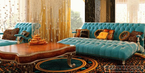 Furniture for the living room in a modern style (art deco) - 4