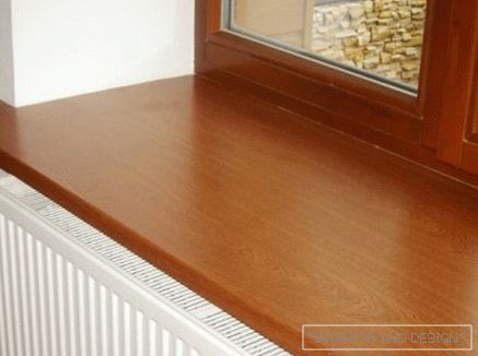 The structure and installation of window sills