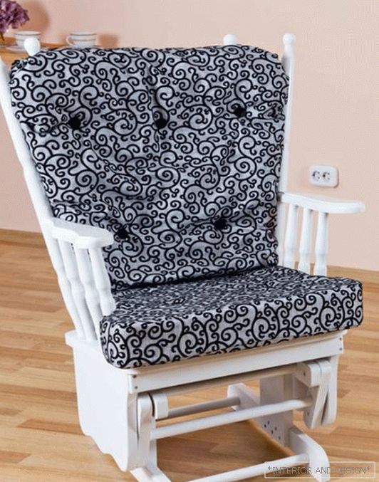 Upholstered furniture (rocking chair) - 4