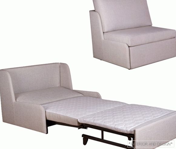 Upholstered furniture (chair-bed) - 2