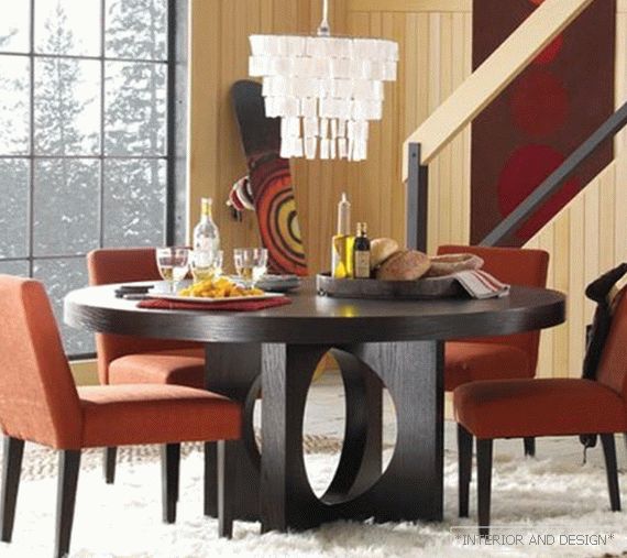Round shape dining table - 3