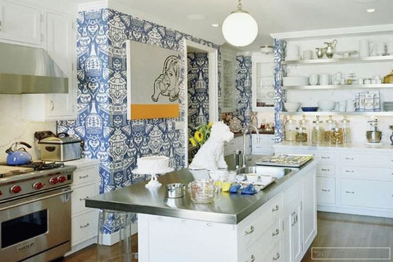 kitchen wallpaper blue gamma 13