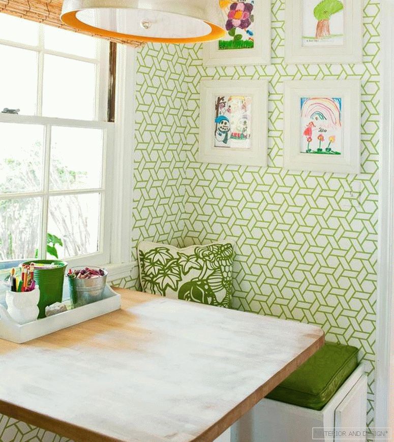 kitchen wallpaper green gamma 2