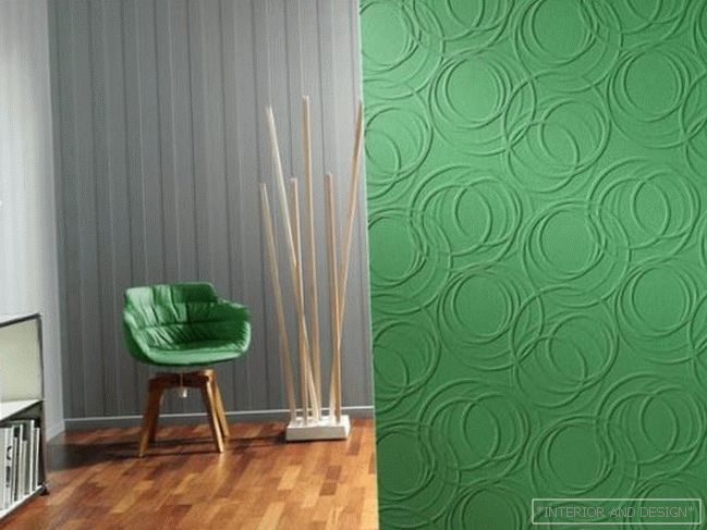 Wallpaper for painting in the interior 11