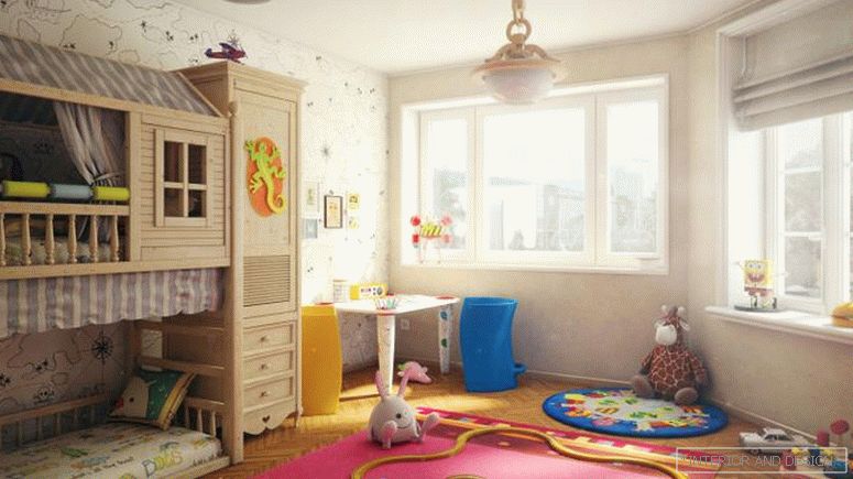 Children's room from 2 to 5 10