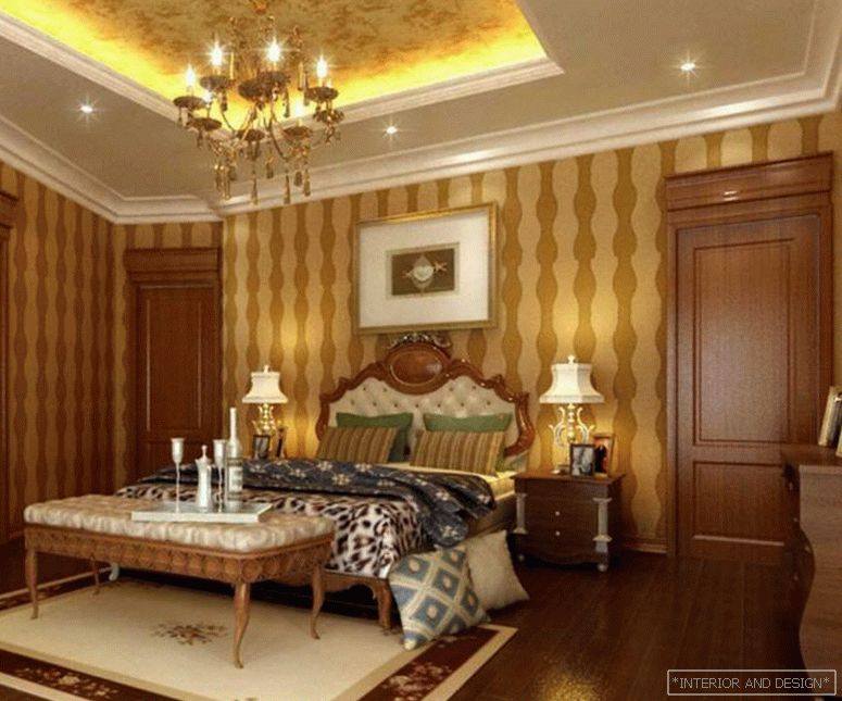 Plasterboard ceiling in bedroom 3