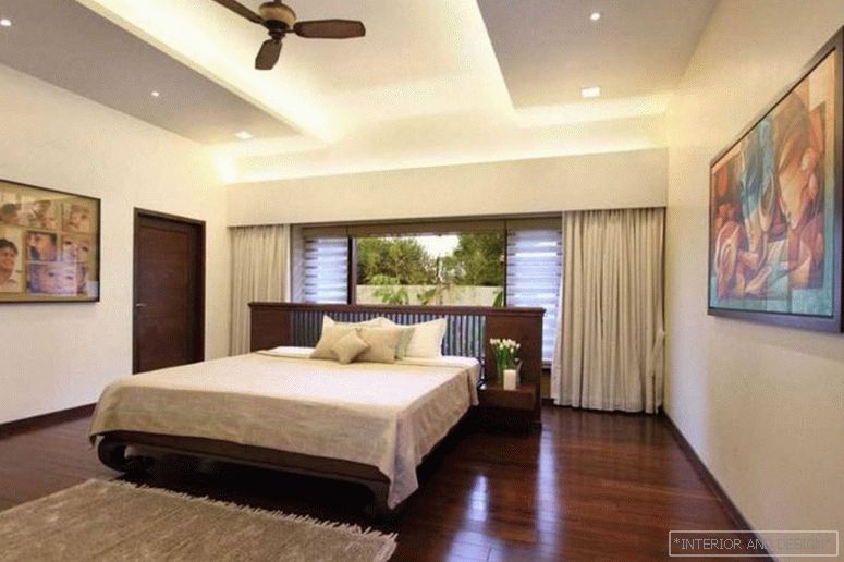 Plaster ceiling for bedroom 12-14 m 9
