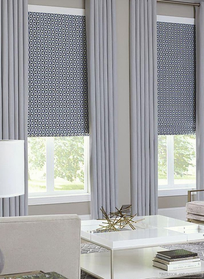 Synthetic roman blinds 1