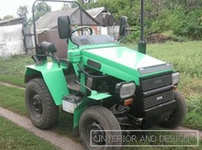 How to build a mini tractor with your own hands