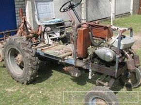 Mini-tractor from Oka do it yourself - an example of a product.
