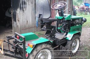 A self-made mini tractor is not as difficult as it seems.