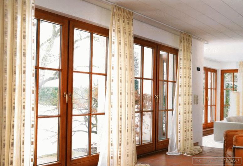 Curtains for a living room with a balcony 3