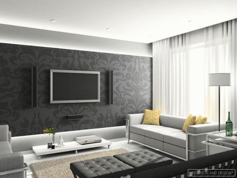 Curtains for living room in modern style 6