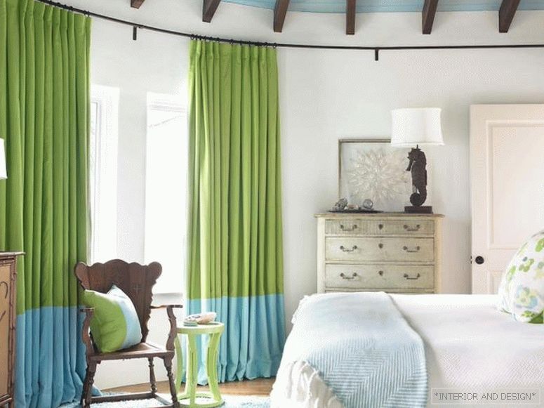 Green curtains for bedroom 3
