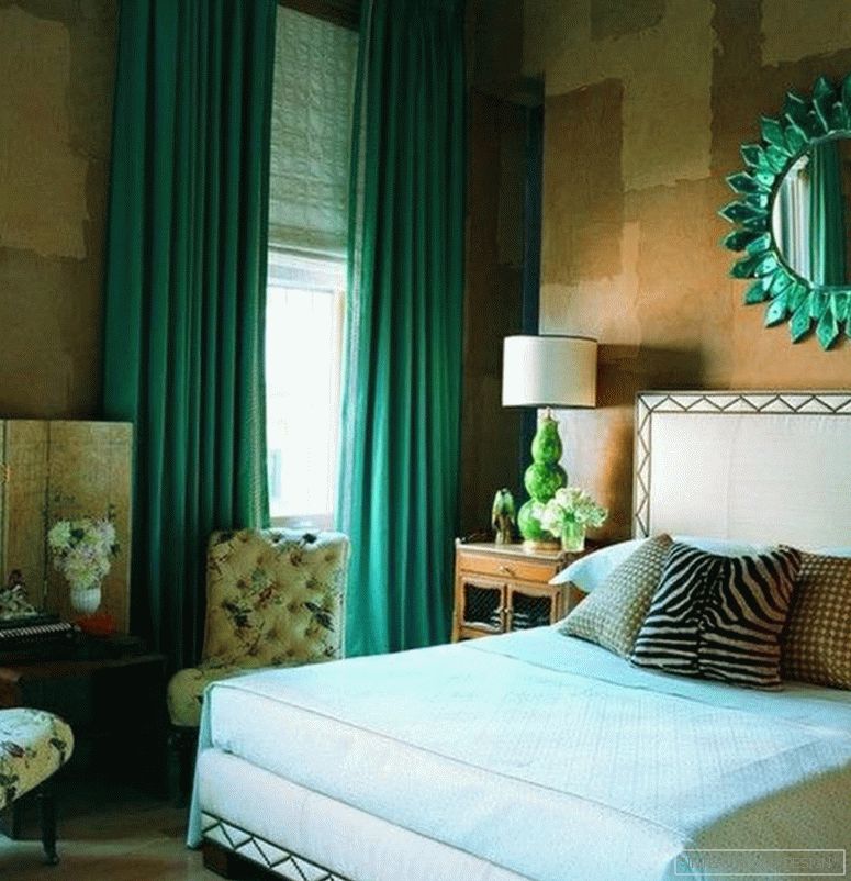 Green curtains for bedroom 9