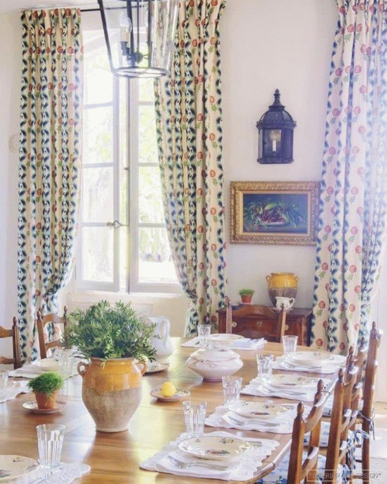 Curtains in the style of Provence 2