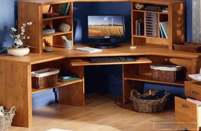 Desk with drawers