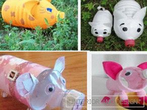 Crafts from plastic bottles
