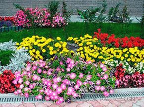 Registration of flower bedsы