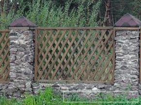 Fences for summer cottages