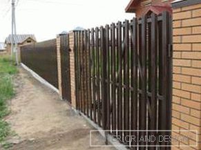 Metal fences to give